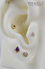 14k Heart of Diamonds Threadless End