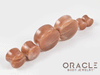 Peach Moonstone Double Flare Plugs