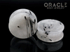 1-3/8" Tourmalated Quartz Concave Plugs