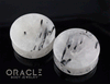 1-3/8" Tourmalated Quartz Concave Plugs