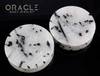 2" (51mm) Tourmalated Quartz Concave Plugs