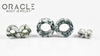 Green Tree Agate Eyelets / Tunnels