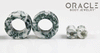Green Tree Agate Eyelets / Tunnels