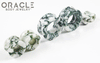 Green Tree Agate Eyelets / Tunnels