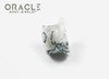 Green Tree Agate Mayan Style Flare Plugs