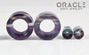 Rainbow Fluorite Eyelets / Tunnels