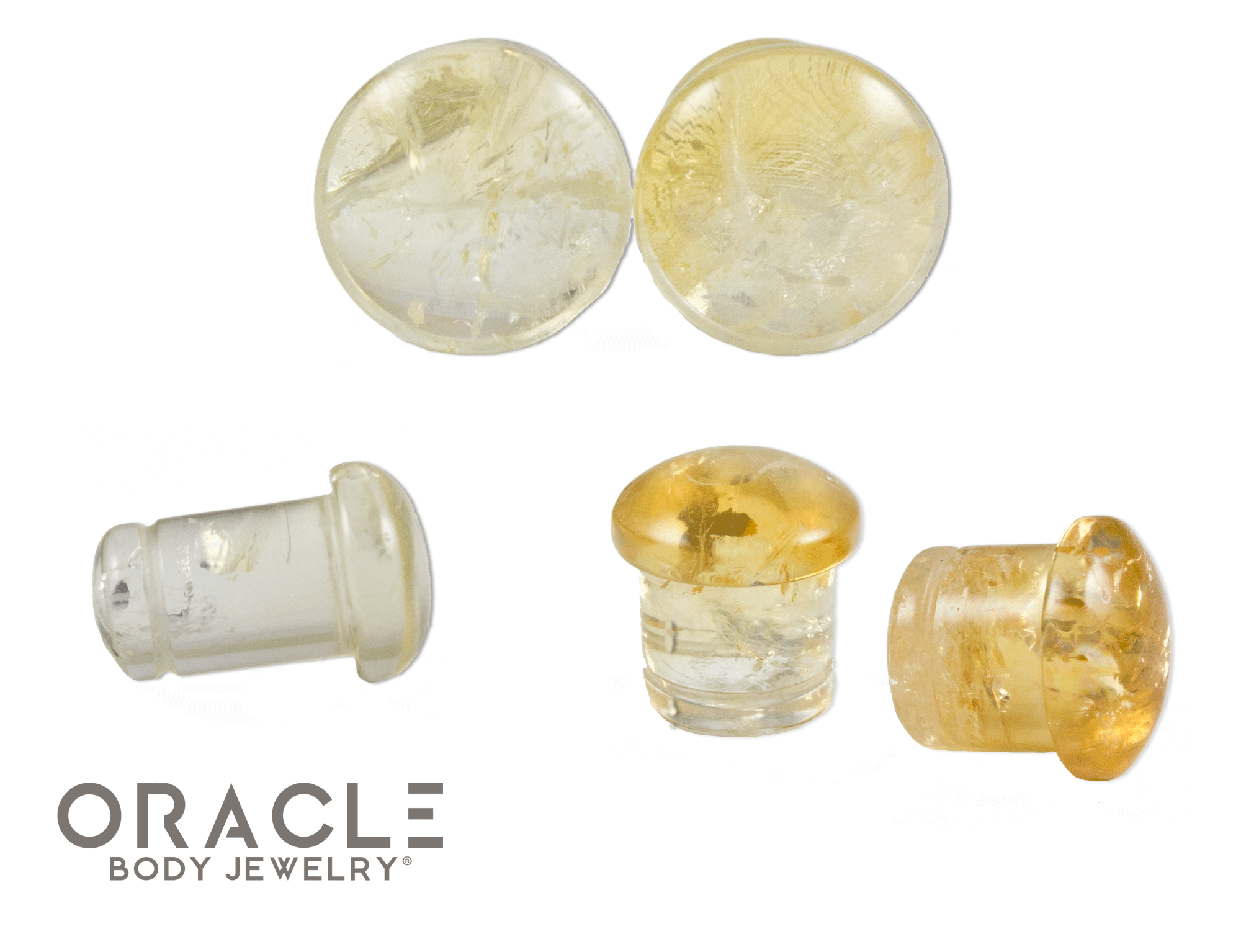 Citrine Single Flare Plugs