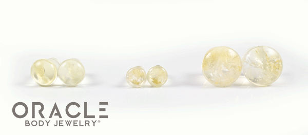 Citrine Single Flare Plugs