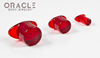 Red Quartz Labrets 8g Through 1/2"