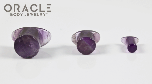 Amethyst Labrets 8g Through 1/2"