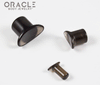 Dark Smoky Quartz Labrets 8g Through 1/2"