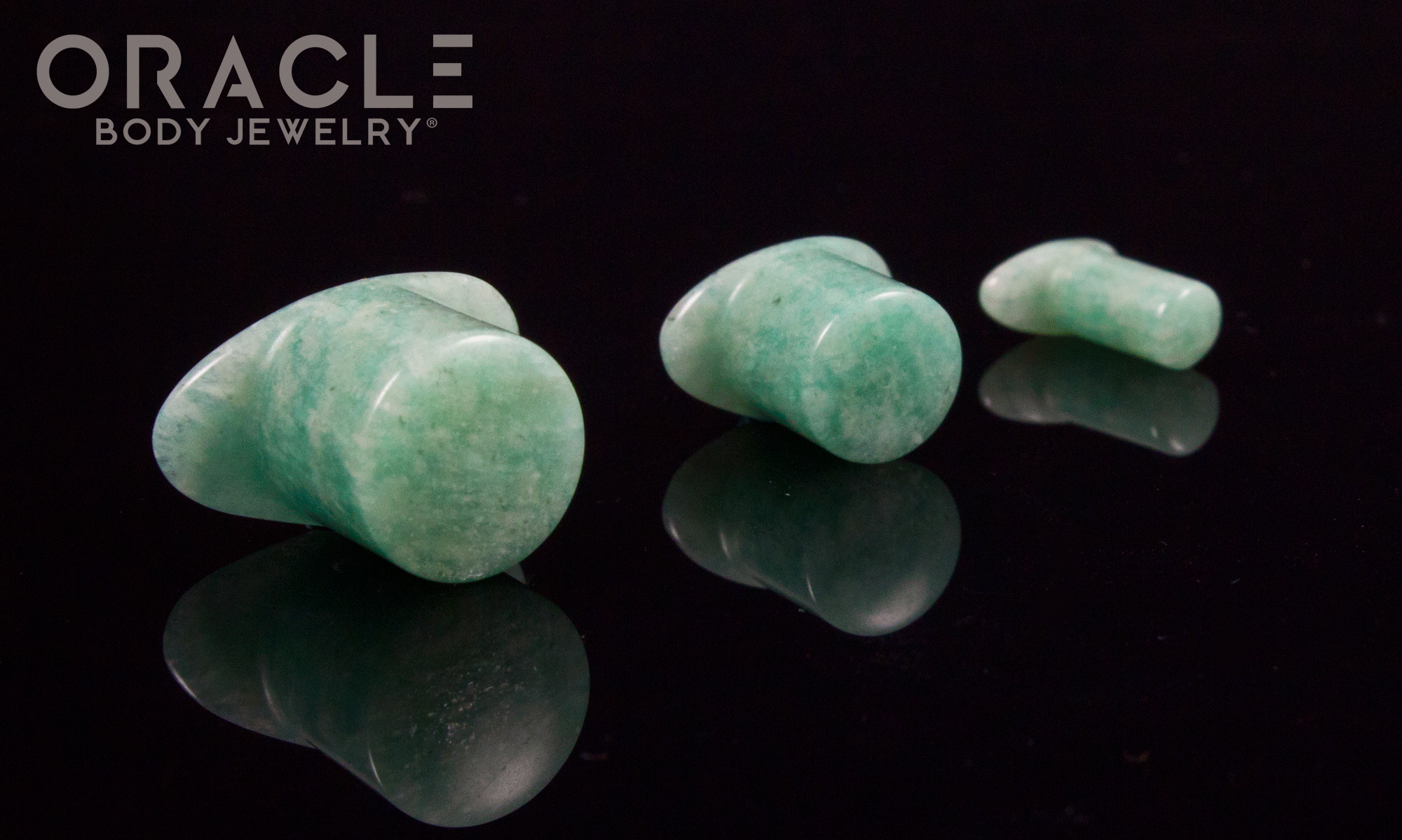 Amazonite Labrets 8g Through 1/2"