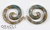 0g (8mm) Moss Agate Stone Spirals