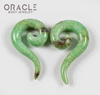 0g Chrysoprase Tail Spirals