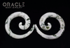 2g Green Tree Agate Stone Spirals