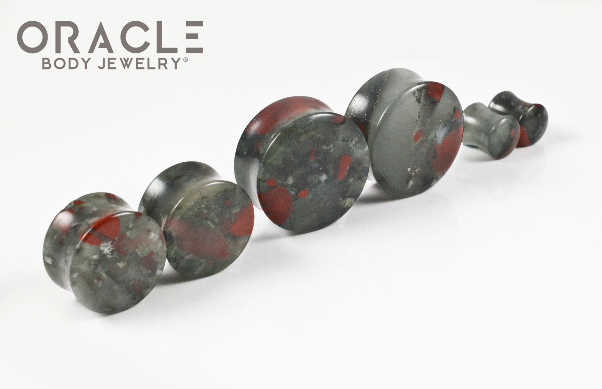 Bloodstone Double Flare Plugs
