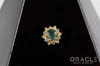 14k North Star Moss Agate and Diamonds Threadless End
