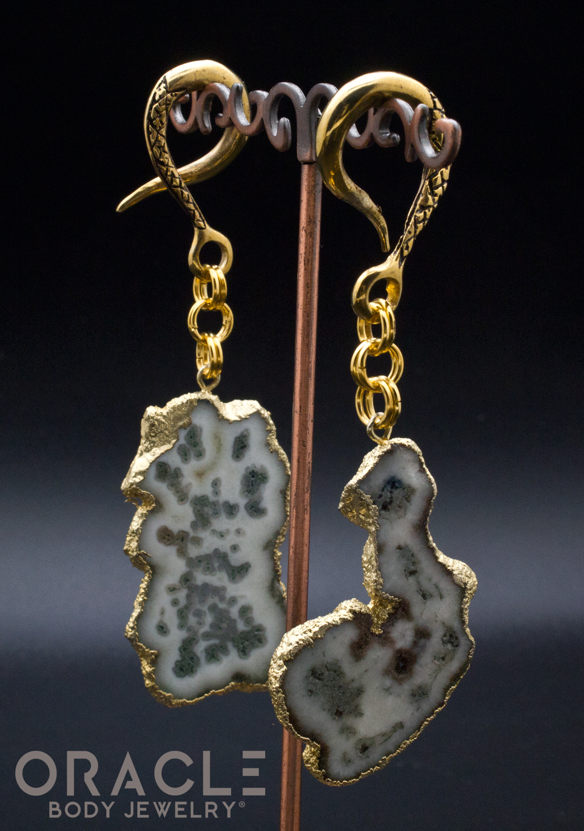 Crossover With Gold Plated Stalactites