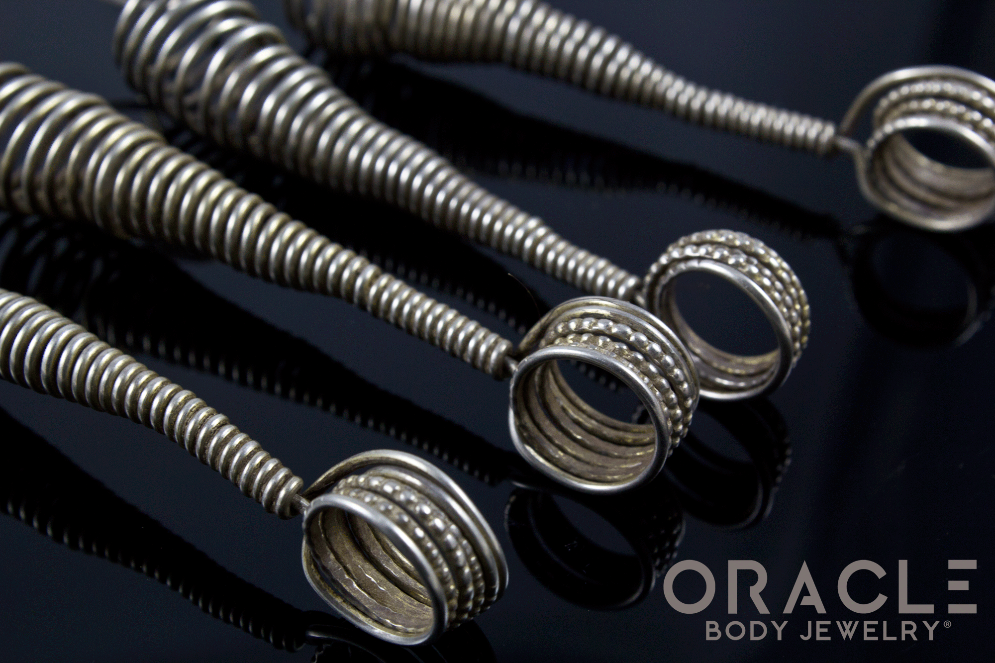 Old Kachi Rabari Wire Nagla Earrings