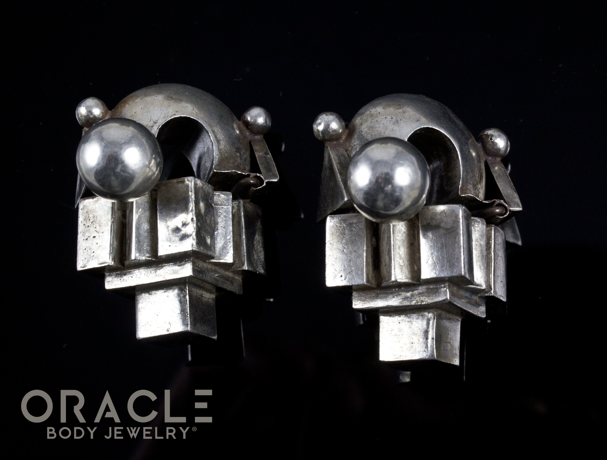 Old Silver Thandatti Ear Weights (Earrings)
