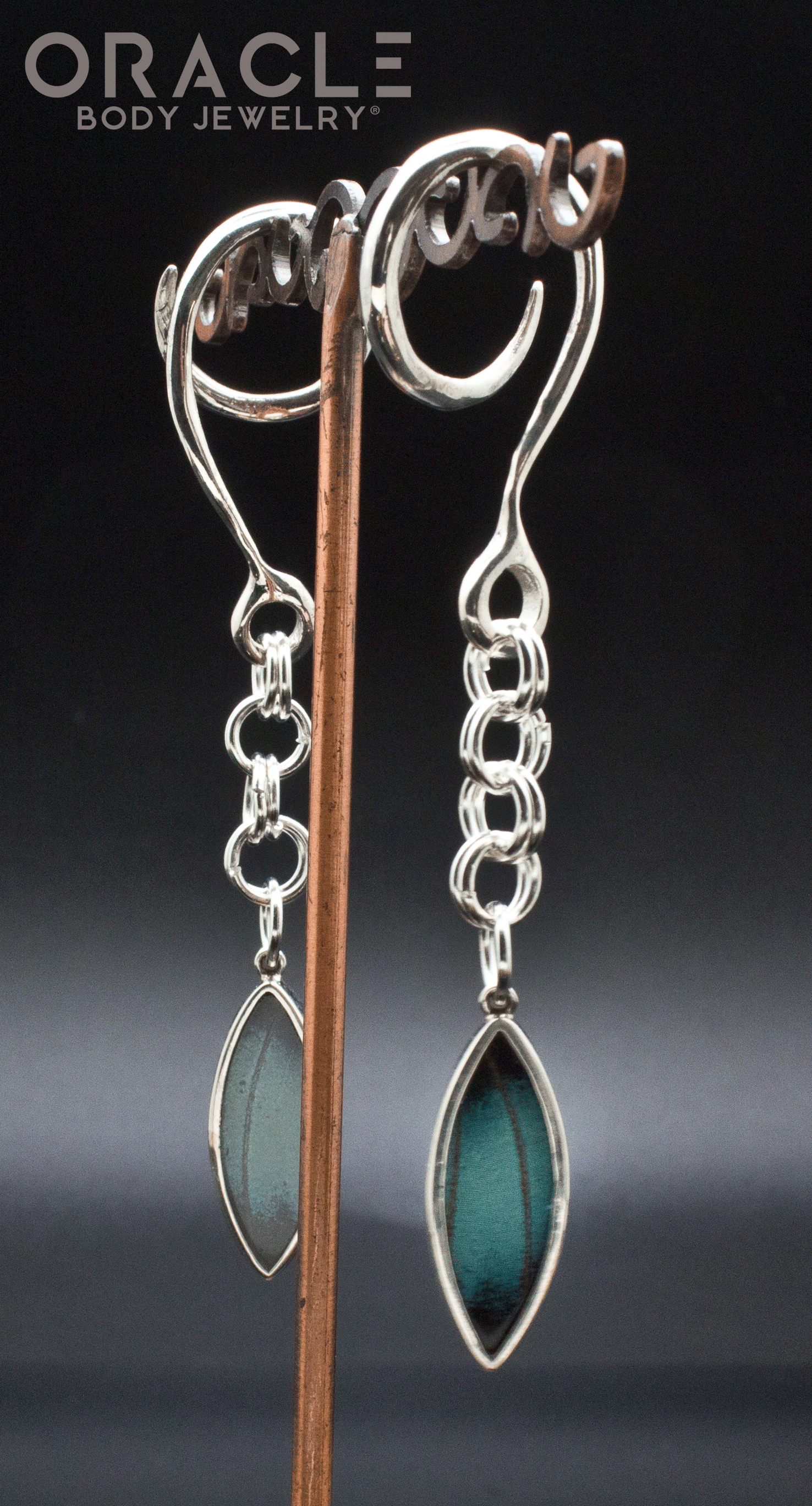 Sterling Silver Crossover With Natural Butterfly Wings