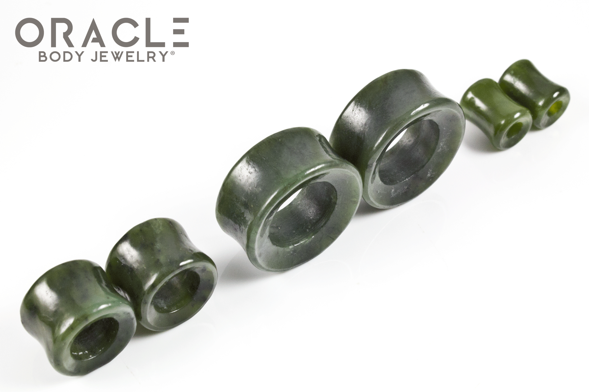 Nephrite Jade Tunnels / Eyelets