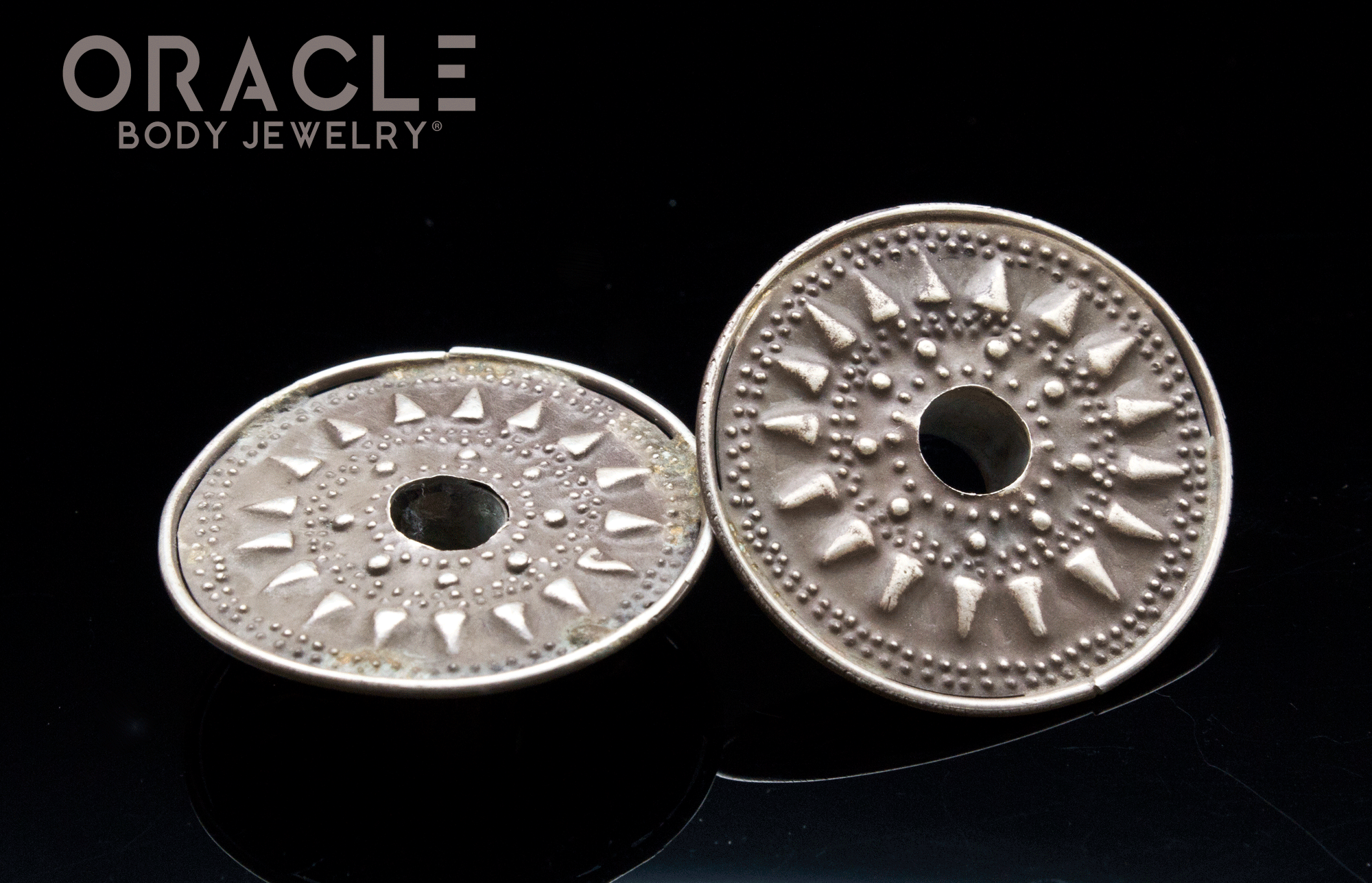 Old Silver Akha Tribe Ear Plugs