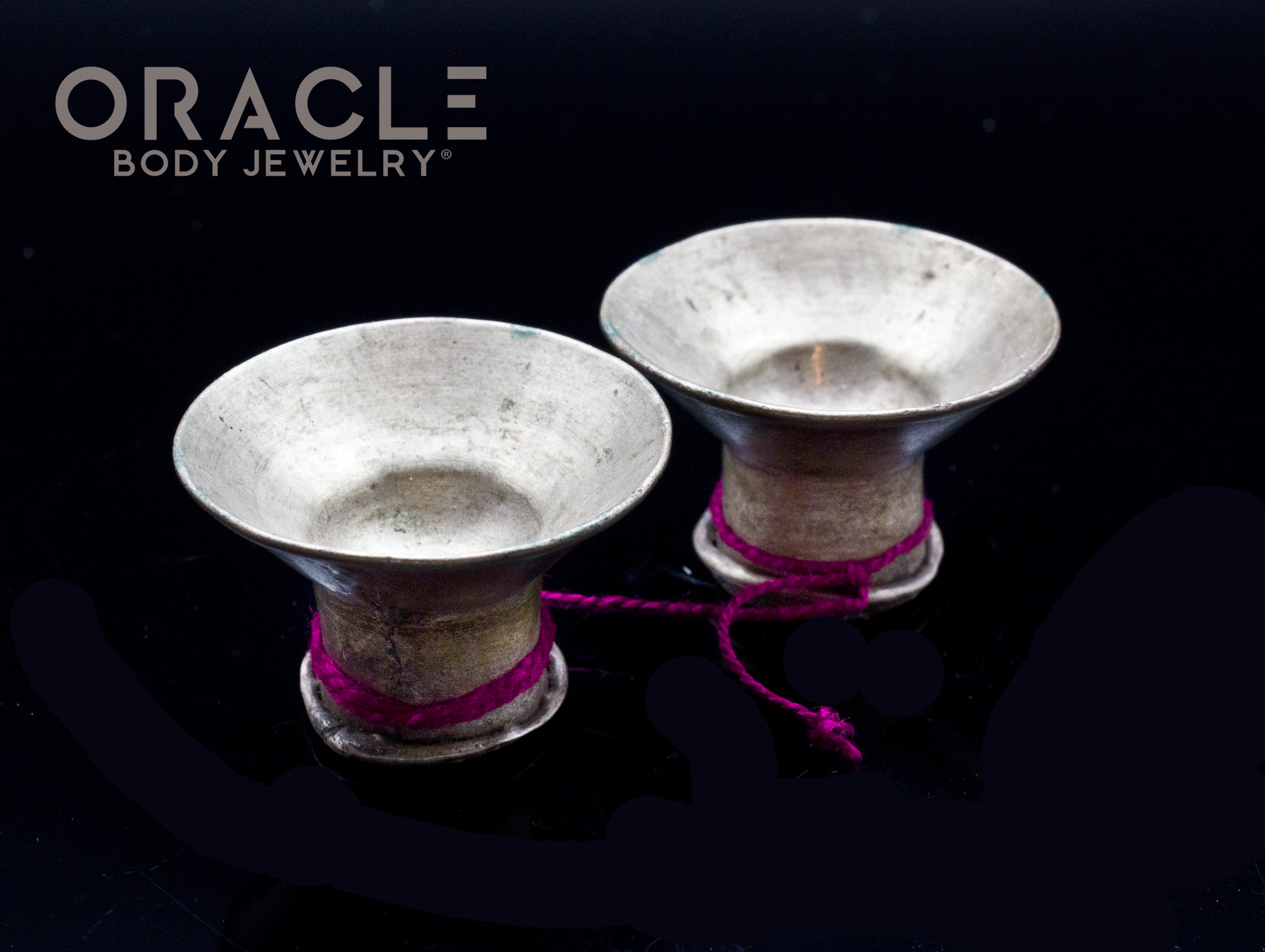 Old Silver Karen Cups