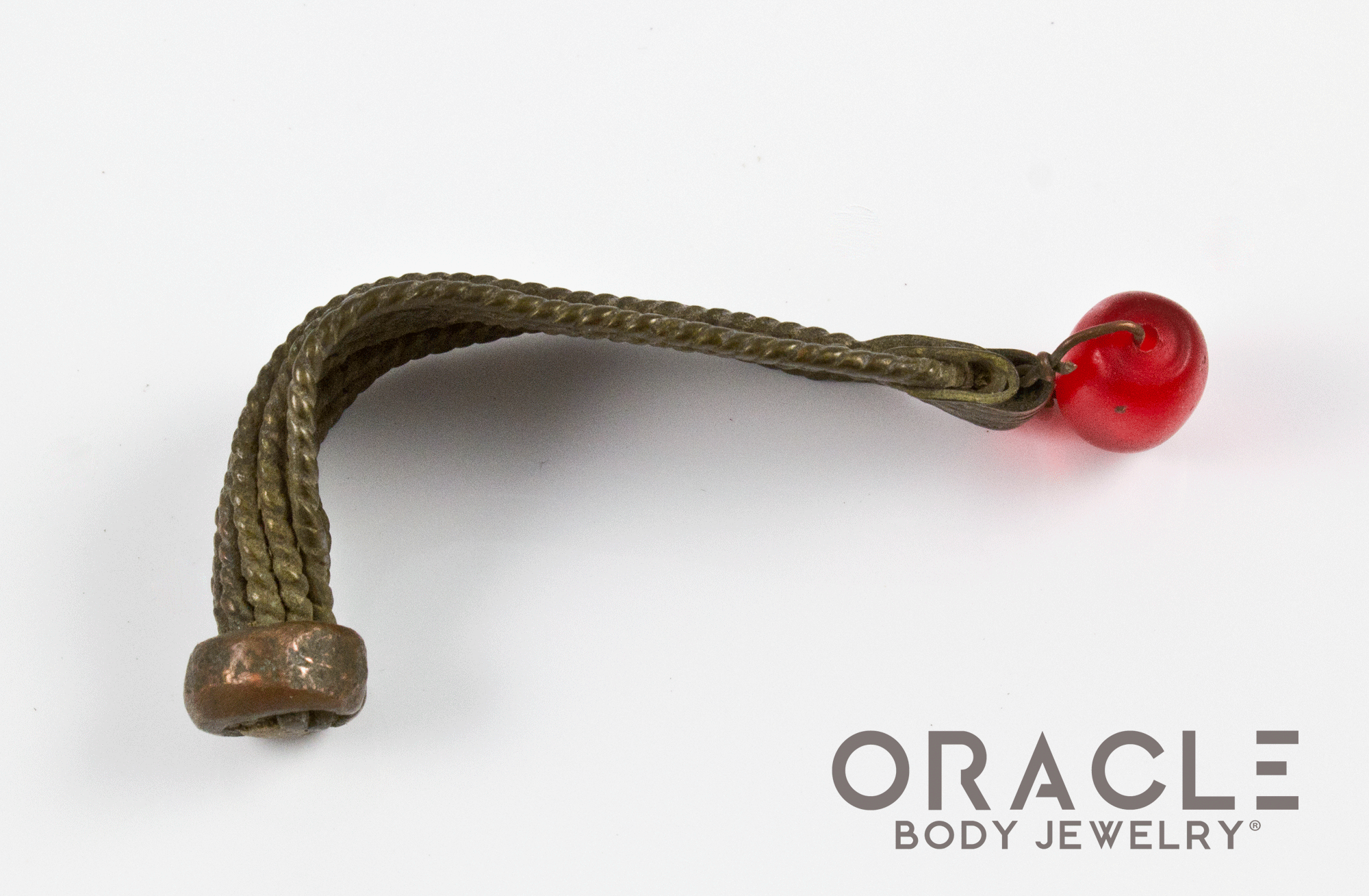 Toposa Wire Labret with Glass Bead