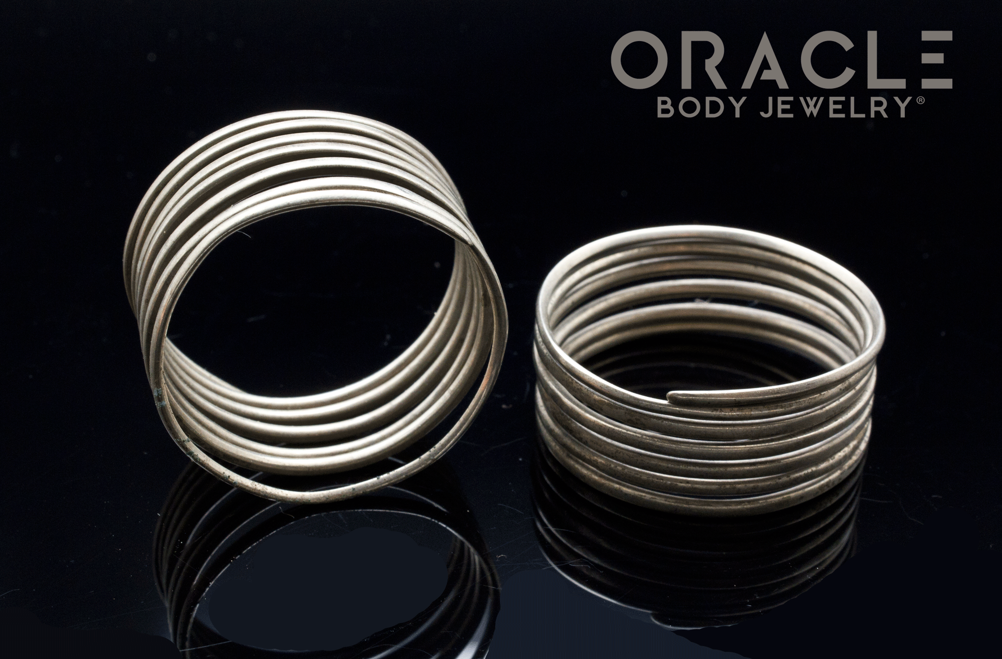 Old Kachi Rabari Metal Coil Earrings