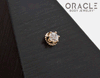 14k Yellow Gold CZ Empress Threadless End