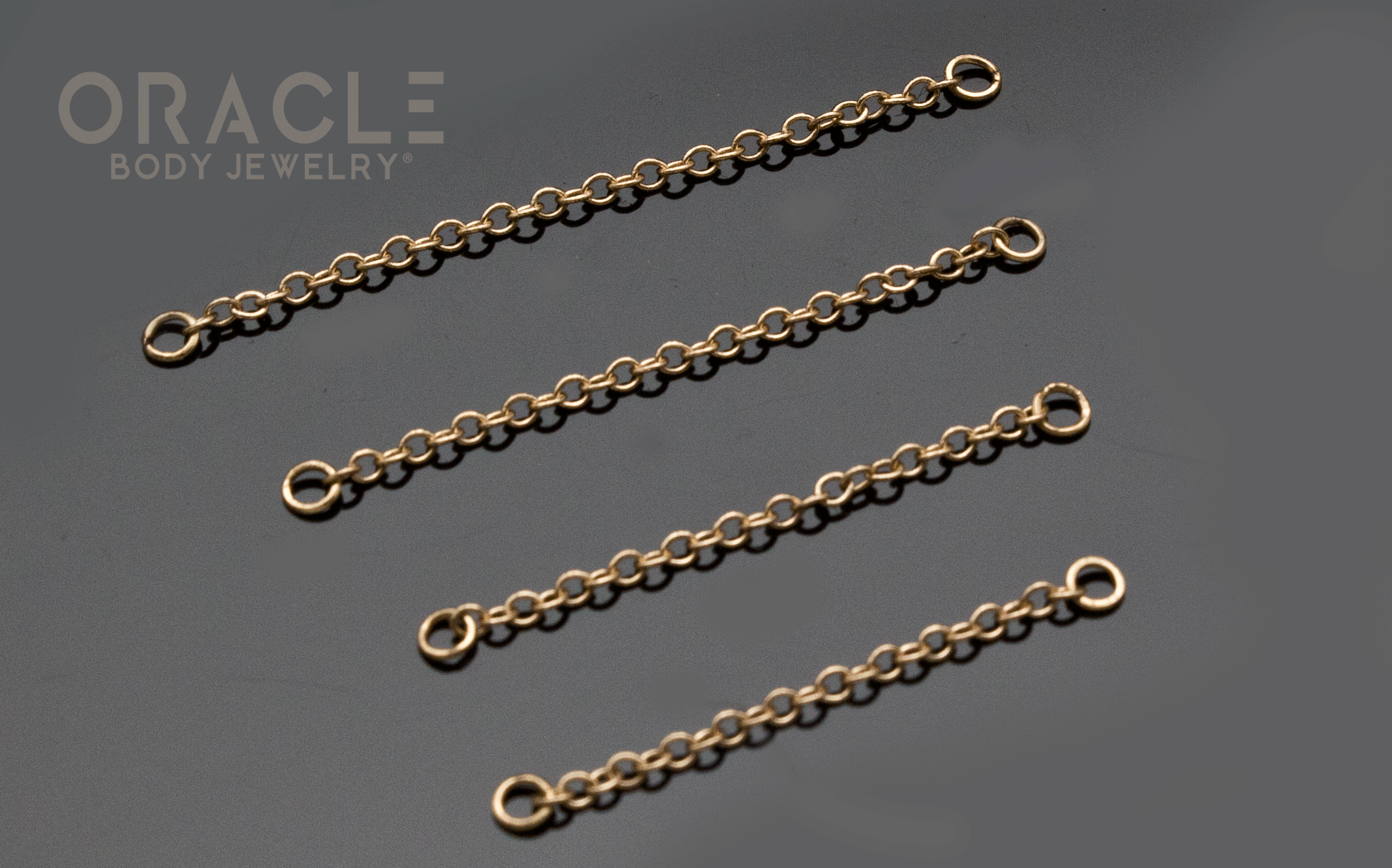 14k Yellow Gold Cable Chains