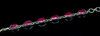 Sterling Silver Ruby Bracelet