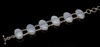 Sterling Silver Blue Lace Agate Bracelet