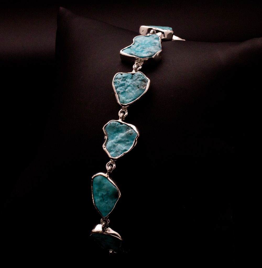 Sterling Silver Turquoise Bracelet