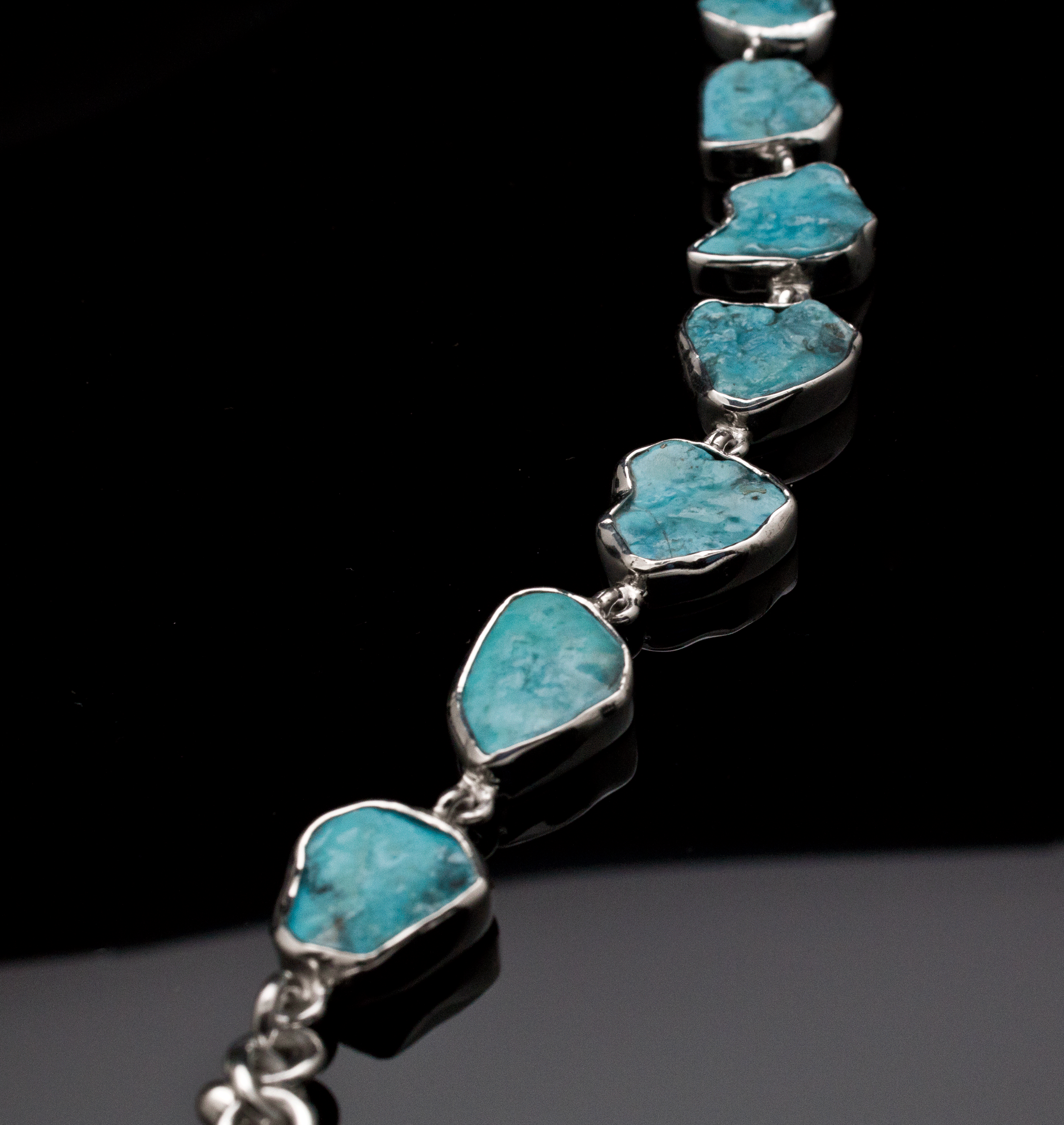 Sterling Silver Turquoise Bracelet