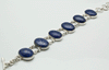 Sterling Silver Lapis Bracelet