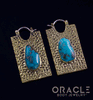 Kawaii with Faceted Free Form Natural Turquoise
