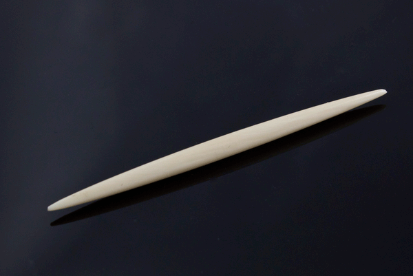 3.5mm Fossilized Mammoth Ivory Septum Spike