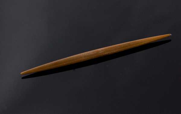10g (2.5)mm Fossilized Mammoth Ivory Septum Spike