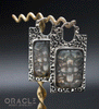 White Brass Kawaii with Carved Labradorite