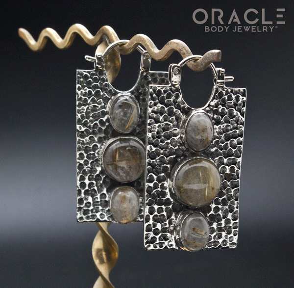 White Brass Kawaii with Rutilated Quartz