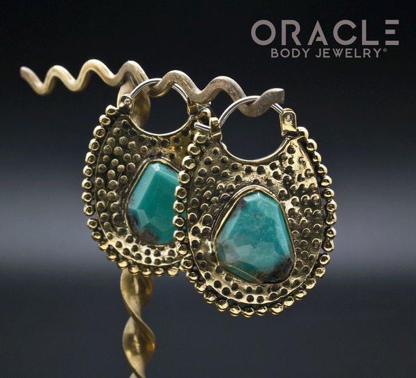 Coven with Natural Faceted Turquoise