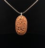Carved Fossilized Mammoth Ivory Pendant with Chain