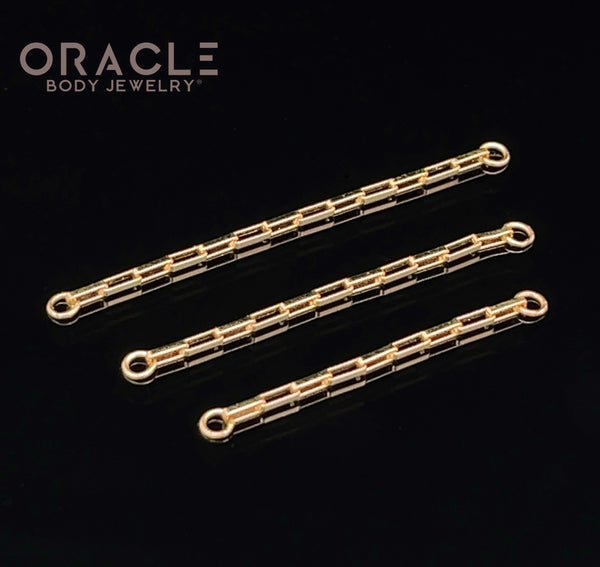 14k Yellow Gold Flat Box Chains