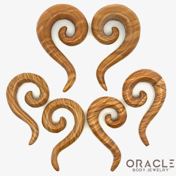 Picture Jasper Tail Spirals