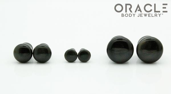 Rainbow Obsidian Single Flare Plugs