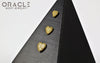 14k Millgrain Heart Threadess Gold End