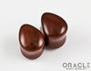 1/2" Mahogany Obsidian Teardrops