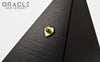 14k Hammered Heart with Smoky Quartz Threadless Gold End